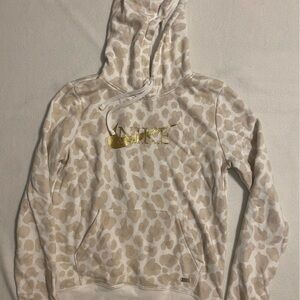 SOLD—Nike White and Tan Hoodie